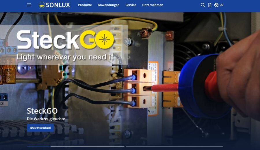 sonlux.de - Website-Relaunch